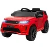 AIYAPLAY vaikiškas elektrinis automobilis 12V vaikiškas automobilis su 2.4G nuotolinio valdymo pulteliu, muzika, garso signalas, elektrinė transporto priemonė su LED žibintais, USB/MP3 jungtis, 3-5 km/h, 3-6 metų vaikams, raudona