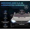 AIYAPLAY vaikiškas elektromobilis 12V su nuotolinio valdymo pultu, muzika, šviesomis, USB/MP3 jungtimi, atbuline eiga, iki 5 km/h, 3–6 metų vaikams, juodas