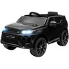 AIYAPLAY vaikiškas elektrinis automobilis 12V vaikiškas automobilis su 2.4G nuotolinio valdymo pulteliu, muzika, garso signalas, elektrinis automobilis su LED žibintais, USB/MP3 jungtis, 3-5 km/h, skirtas 3-6 metų vaikams, juodas