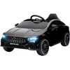 AIYAPLAY vaikiškas elektrinis automobilis 12V vaikiškas automobilis su nuotolinio valdymo pulteliu, muzikinis, elektrinis automobilis su šviesomis, USB/MP3 jungtis, atbulinės eigos funkcija, iki 5 km/h, skirtas 3-6 metų vaikams, juodas
