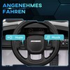 AIYAPLAY vaikiškas elektrinis automobilis 12V vaikiškas automobilis su 2.4G nuotolinio valdymo pulteliu, muzika, garso signalas, elektrinis automobilis su LED žibintais, USB/MP3 jungtis, 3-5 km/h, skirtas 3-6 metų vaikams, baltas