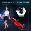 AIYAPLAY vaikiškas elektrinis automobilis 12 V vaikiškas automobilis su 2.4G nuotolinio valdymo pulteliu, USB, MP3, muzika, elektrinis automobilis su žibintais, švelniu paleidimu, atbulinės eigos funkcija, 3-5 km/h, skirtas 3-6 metų vaikams, raudonas