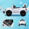 AIYAPLAY vaikiškas elektrinis automobilis 12V vaikiškas automobilis su 2.4G nuotolinio valdymo pulteliu, muzika, garso signalas, elektrinis automobilis su LED žibintais, USB/MP3 jungtis, 3-5 km/h, 3-5 metų vaikams, baltas