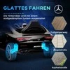 AIYAPLAY vaikiškas elektrinis automobilis 12V vaikiškas automobilis su nuotolinio valdymo pulteliu, muzikinis, elektrinis automobilis su šviesomis, USB/MP3 jungtis, atbulinės eigos funkcija, iki 5 km/h, skirtas 3-6 metų vaikams, juodas
