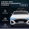 AIYAPLAY vaikiškas elektrinis automobilis 12V vaikiškas automobilis su 2.4G nuotolinio valdymo pulteliu, MP3 muzika ir garso signalu, elektrinis automobilis su priekiniais žibintais, 4 spyruokliniai ratai, 3-5 km/h, skirtas 3-6 metų vaikams, baltas