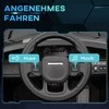 AIYAPLAY vaikiškas elektrinis automobilis 12V vaikiškas automobilis su 2.4G nuotolinio valdymo pulteliu, muzika, garso signalas, elektrinis automobilis su LED žibintais, USB/MP3 jungtis, 3-5 km/h, skirtas 3-6 metų vaikams, juodas