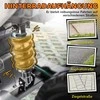 AIYAPLAY vaikiškas elektrinis motociklas, 12V vaikiškas motociklas su muzika, vaikiška transporto priemonė su nuimamais pagalbiniais ratukais, 2,4-5 km/val., 3-6 metų vaikams, maks. 30 kg, oranžinis