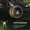 AIYAPLAY vaikiškas elektrinis motociklas, 6 V vaikiškas motociklas su mokomaisiais ratais, vaikiška transporto priemonė su garso signalu ir užvedimo garsu, 3 km/val., skirtas 3-8 metų vaikams, ne daugiau kaip 30 kg, žalias