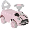 AIYAPLAY vaikiškas paspirtukas-mašinėlė, transporto priemonė vaikams, stumiamas automobilis su apsauga nuo apvirtimo, rožinė, 53 x 25 x 35 cm | Aosom