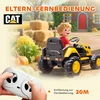 AIYAPLAY vaikiškas statybinis automobilis, sėdimas automobilis vaikams, nuotolinio valdymo pultas, rankinis valdymas, „Bluetooth“ ir muzikos funkcija, 3-6 metai, plastikas, plienas, geltonas
