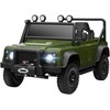 AIYAPLAY Vaikų Elektrinis Automobilis, 12V Baterija, Nuotolinio Valdymo Pultelis, Muzikos Funkcija, Garso Signalas, LED Žibintai, Žalias