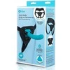 B-VIBE Every Body diržų rinkinys su 6 colių silikoniniu dildo