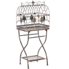 Beliani 2 lentynų komplektas SICILY metalinis 122/90 cm 43/37 cm juodas