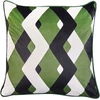 Beliani 2 sodo pagalvėlių rinkinys SWAY geometrinio rašto 45 x 45 cm spalvingas