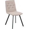 Beliani 2 valgomojo kėdžių komplektas CARVER šviesiai rudas