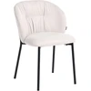 Beliani 2 valgomojo kėdžių komplektas MESA šviesiai smėlio spalvos