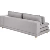 Beliani 2-vietė sofa HEDEN, pilka, su pagalve