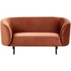 Beliani 2-vietė sofa LOEN, veliūras, oranžinė