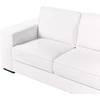 Beliani 2-vietė sofa VIKRAN, velvetinis audinys, balta