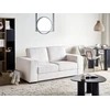 Beliani 2-vietė sofa VIKRAN, velvetinis audinys, balta