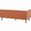 Beliani 2-vietė sofa VORGOD, kreminė balta