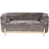Beliani 2 vietų sofa ALNOR, šenilas, ruda