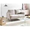 Beliani 2 vietų sofa BREDA šviesiai smėlio spalvos