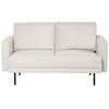 Beliani 2 vietų sofa BREDA šviesiai smėlio spalvos
