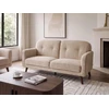 Beliani 2 vietų sofa ETTRUM, boucle, smėlio spalvos