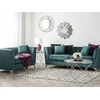 Beliani 2 vietų sofa GAULA, veliūras, žydra