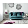 Beliani 2 vietų sofa GAULA, veliūras, žydra