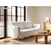 Beliani 2 vietų sofa GIMO Boucle balta