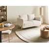 Beliani 2 vietų sofa GIMO Boucle balta