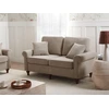 Beliani 2 vietų sofa GINNERUP, smėlinės ir pilkos spalvos