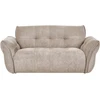 Beliani 2 vietų sofa HALBA smėlio pilkos spalvos