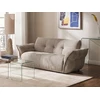 Beliani 2 vietų sofa HALBA smėlio pilkos spalvos