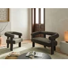 Beliani 2 vietų sofa ILBRO bouclé audinio, tamsiai žalia