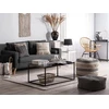 Beliani 2 vietų sofa KALMAR tamsiai pilka
