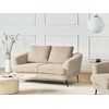Beliani 2 vietų sofa KJAER Boucle šviesiai smėlio spalvos