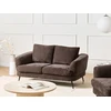 Beliani 2 vietų sofa KJAER, šenilas, tamsiai ruda