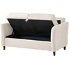 Beliani 2 vietų sofa MARE Boucle smėlio spalvos