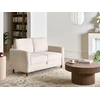 Beliani 2 vietų sofa MARE Boucle smėlio spalvos