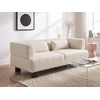 Beliani 2 vietų sofa MOVIK Boucle, kreminės spalvos