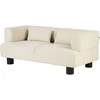 Beliani 2 vietų sofa MOVIK Boucle, kreminės spalvos