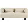 Beliani 2 vietų sofa MOVIK Boucle, kreminės spalvos
