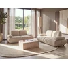 Beliani 2 vietų sofa NACKA Boucle smėlio spalvos