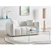 Beliani 2 vietų sofa NESS, kreminė balta