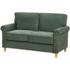 Beliani 2 vietų sofa RONNEBY, kordas, tamsiai žalia