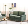 Beliani 2 vietų sofa RONNEBY, kordas, tamsiai žalia