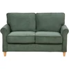 Beliani 2 vietų sofa RONNEBY, kordas, tamsiai žalia